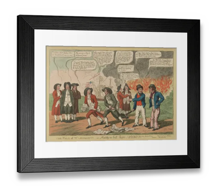 Framed Print : The fall of Washington Framed Print : The fall of Washington