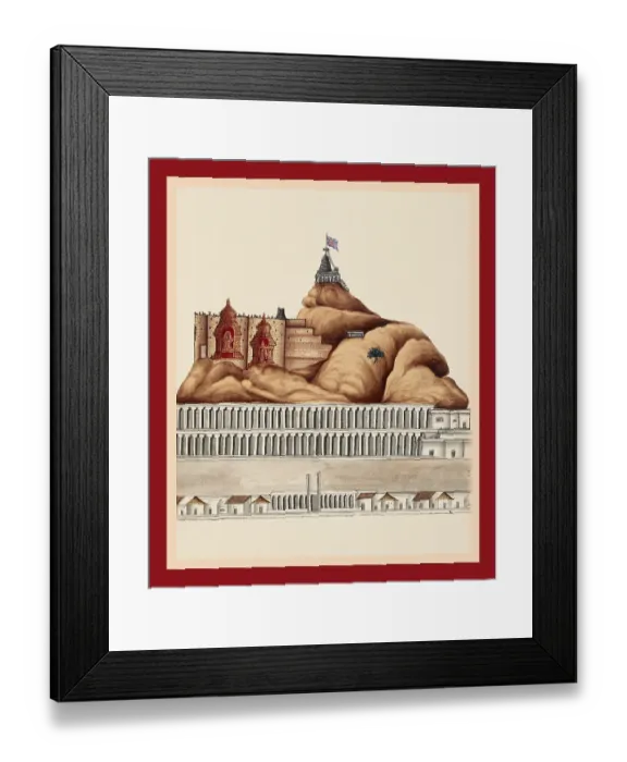 Framed Print : The Tayumanavar temple Framed Print : The Tayumanavar temple