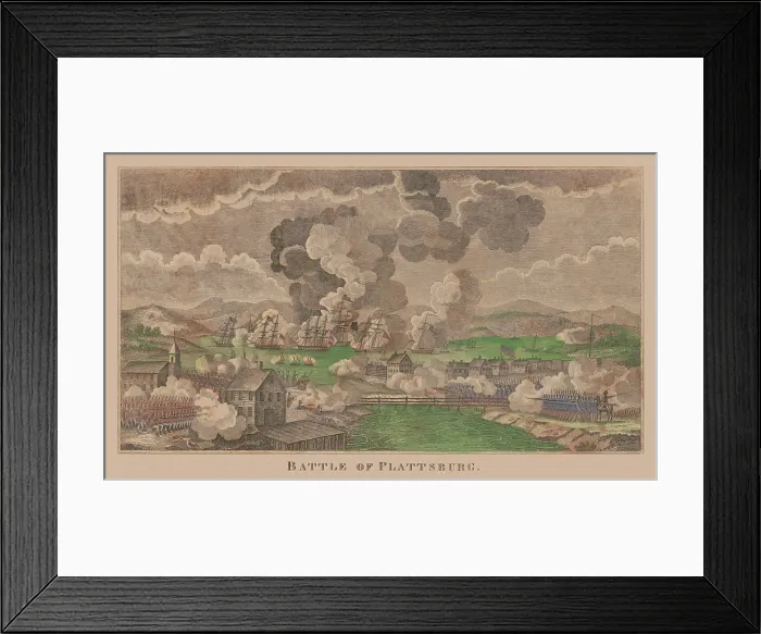 Framed Print : Battle of Plattsburg Framed Print : Battle of Plattsburg