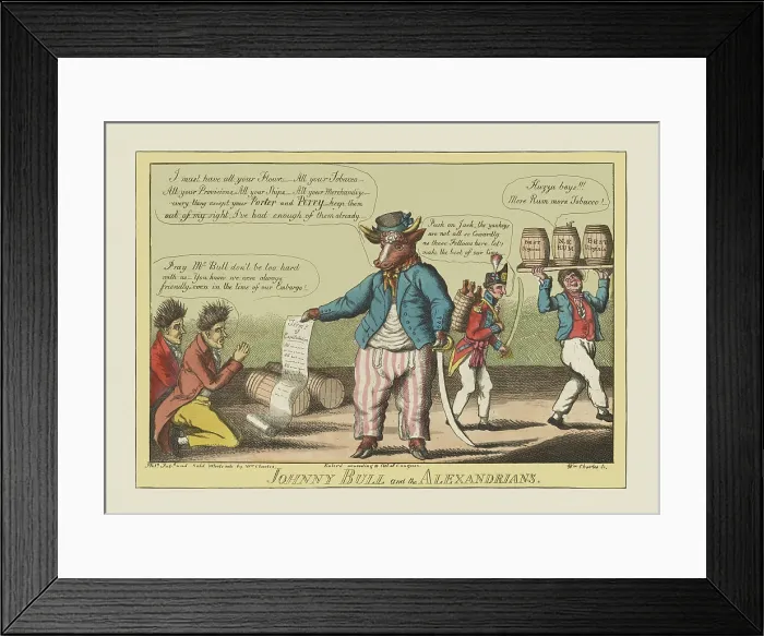 Framed Print : Johnny Bull and the Alexandrians Framed Print : Johnny Bull and the Alexandrians