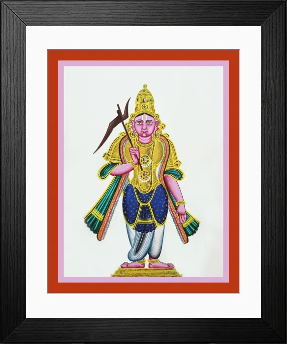 Framed Print : Two-armed Balabhadra stands in samabhanga Framed Print : Two-armed Balabhadra stands in samabhanga