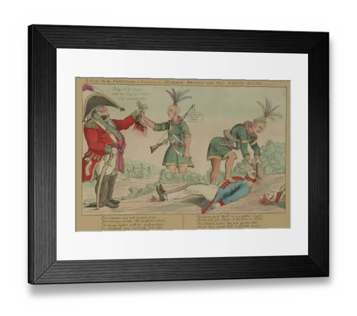 Framed Print : A Scene on the Frontiers Framed Print : A Scene on the Frontiers