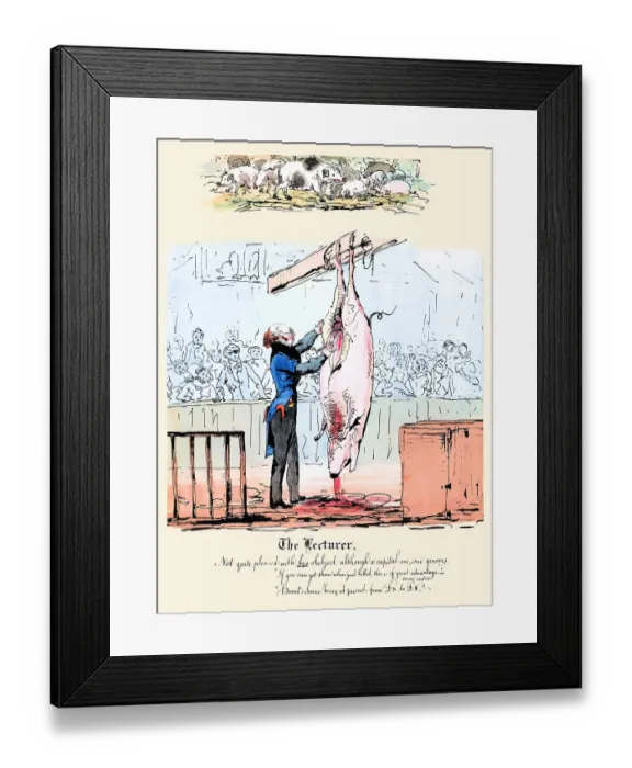 Framed Print : The Lecturer Framed Print : The Lecturer