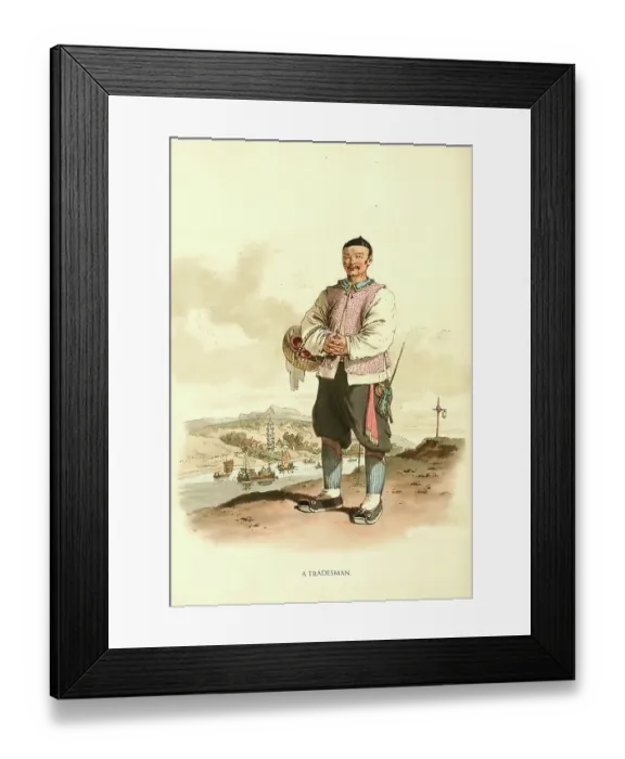 Framed Print : A Tradesman Framed Print : A Tradesman