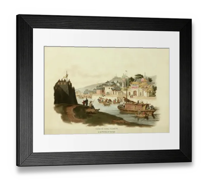 Framed Print : View at Yang-Tcheou Framed Print : View at Yang-Tcheou