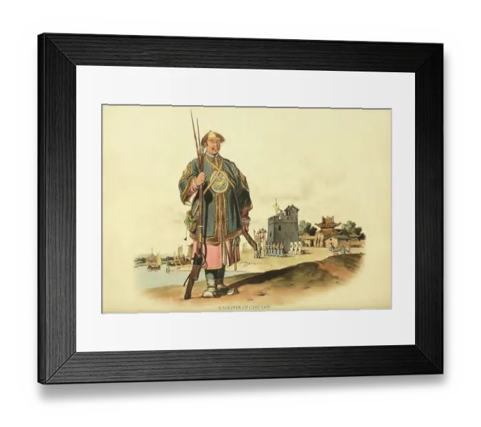Framed Print : Soldier of Chu-San Framed Print : Soldier of Chu-San