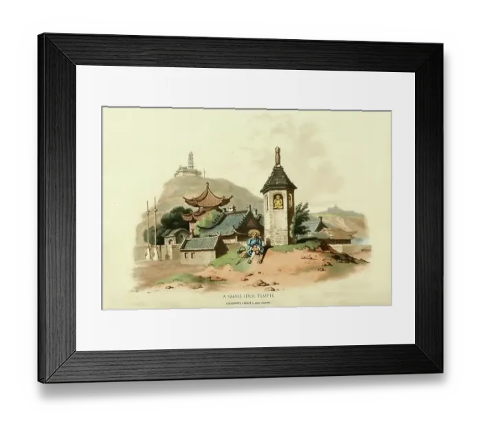 Framed Print : A Small Idol Temple Framed Print : A Small Idol Temple