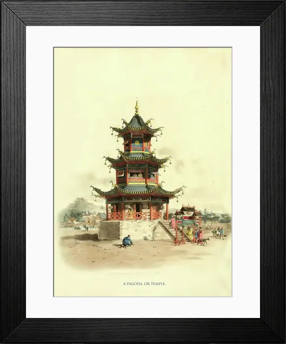 Framed Print : Pagoda or Temple Framed Print : Pagoda or Temple