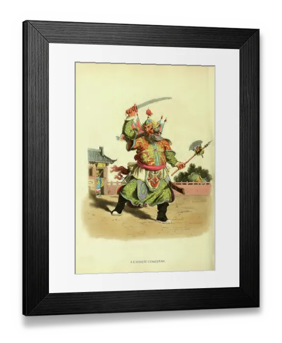 Framed Print : Chinese Comedian Framed Print : Chinese Comedian