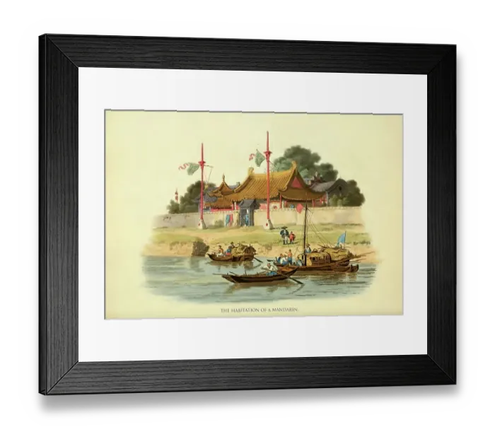 Framed Print : The Habitation of a Mandarin Framed Print : The Habitation of a Mandarin