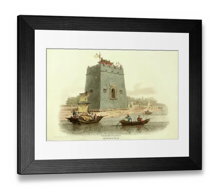 Framed Print : View of a Castle Framed Print : View of a Castle