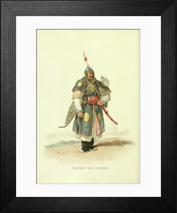 Framed Print : Portrait of a Soldier Framed Print : Portrait of a Soldier
