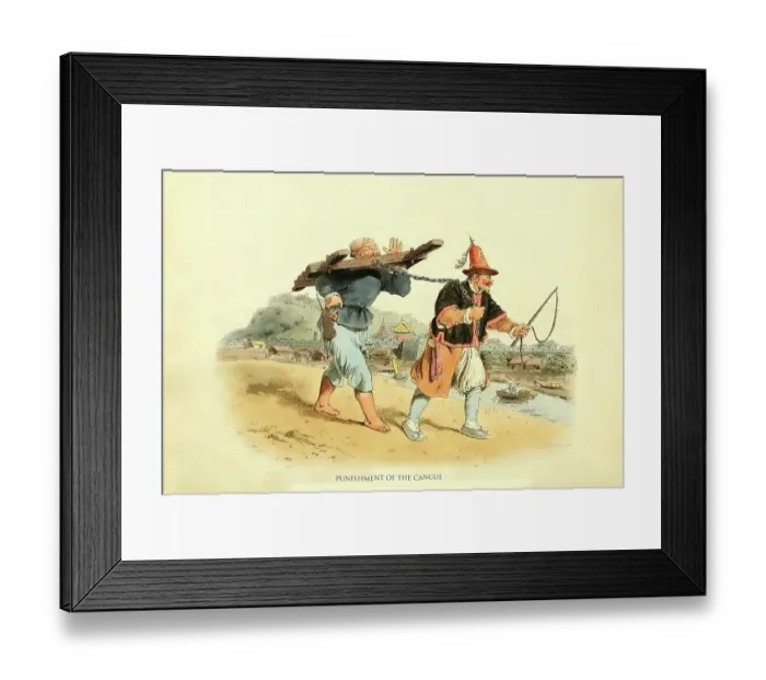 Framed Print : Punishment of the Cangue Framed Print : Punishment of the Cangue