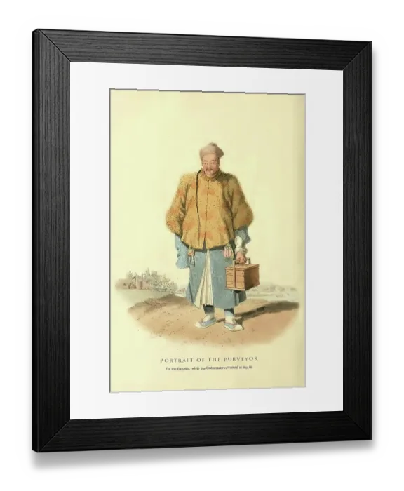 Framed Print : Portrait of the Purveyor Framed Print : Portrait of the Purveyor