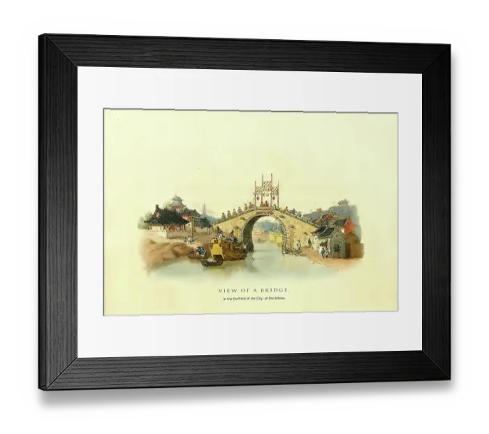 Framed Print : View of a Bridge Framed Print : View of a Bridge
