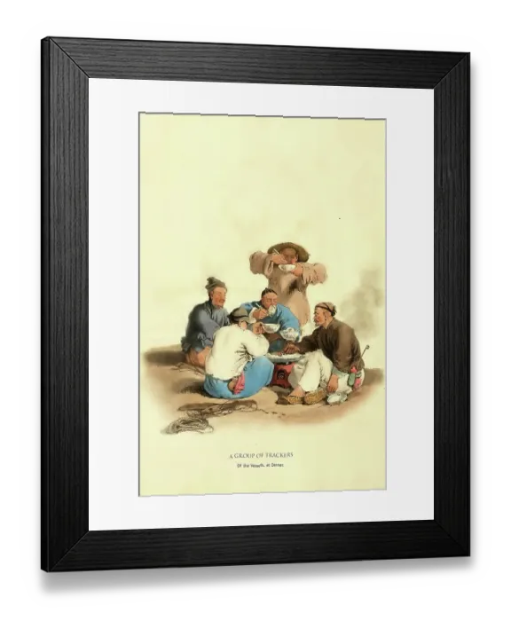 Framed Print : A Group of Trackers Framed Print : A Group of Trackers