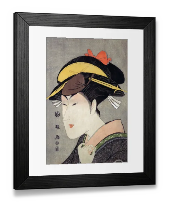 Framed Print : Male actor in a woman's role Framed Print : Male actor in a woman's role