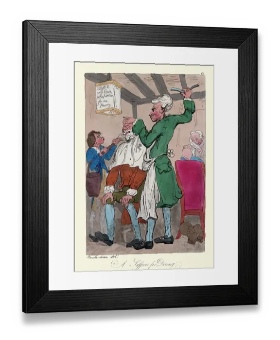 Framed Print : A sufferer for decency