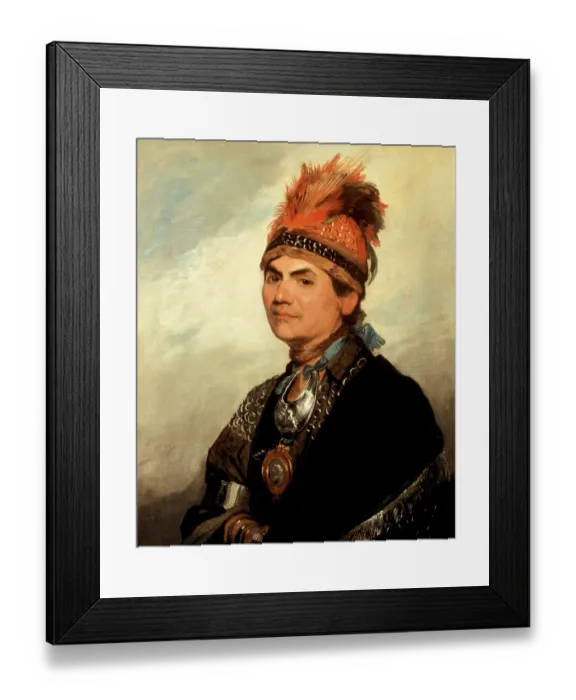 Framed Print : Mohawk Chieftain Thayendanegea Framed Print : Mohawk Chieftain Thayendanegea