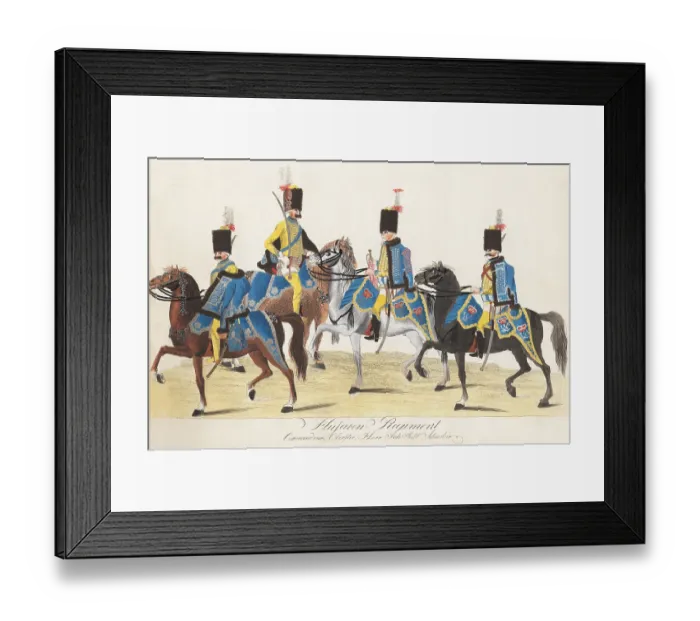 Framed Print : Hussaren Regiment