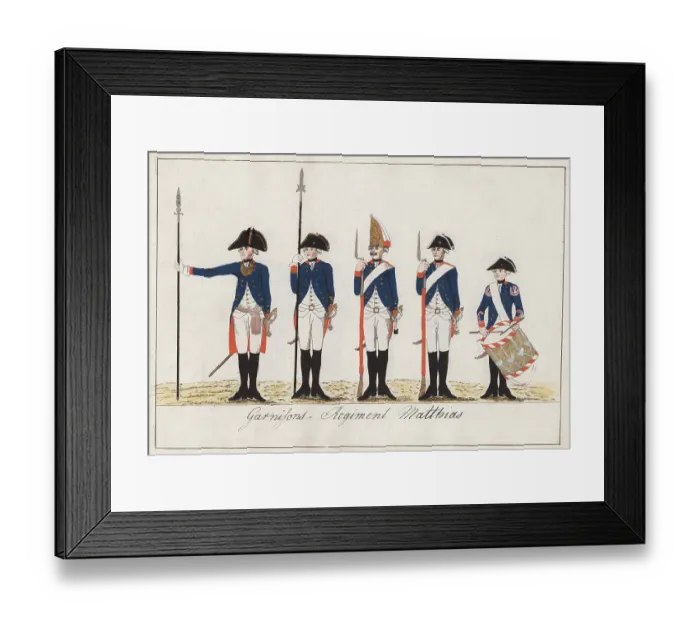 Framed Print : Garnisons Regiment Matthias Framed Print : Garnisons Regiment Matthias