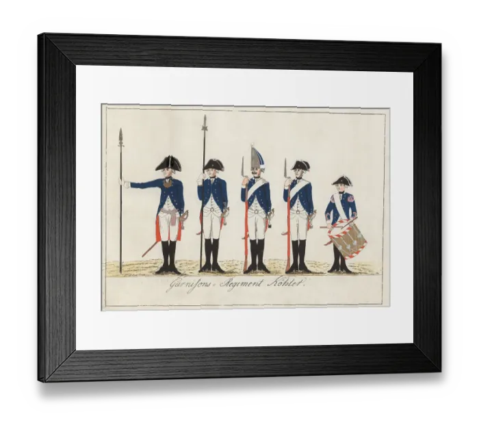 Framed Print : Garnisons Regiment Köbler Framed Print : Garnisons Regiment Köbler