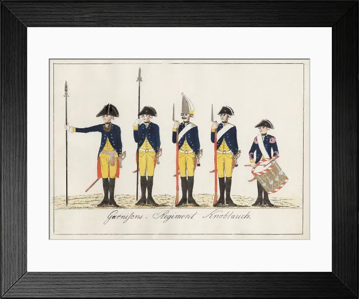 Framed Print : Garnisons Regiment Knoblauch Framed Print : Garnisons Regiment Knoblauch