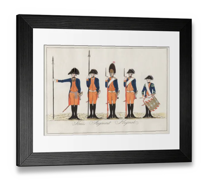 Framed Print : Krais Regiment Heÿmel Framed Print : Krais Regiment Heÿmel