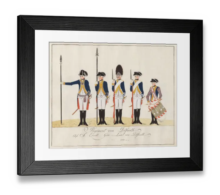 Framed Print : Regiment fon Ditfurth Framed Print : Regiment fon Ditfurth