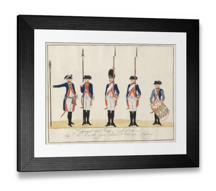 Framed Print : Regiment von Jung-Lossberg Framed Print : Regiment von Jung-Lossberg