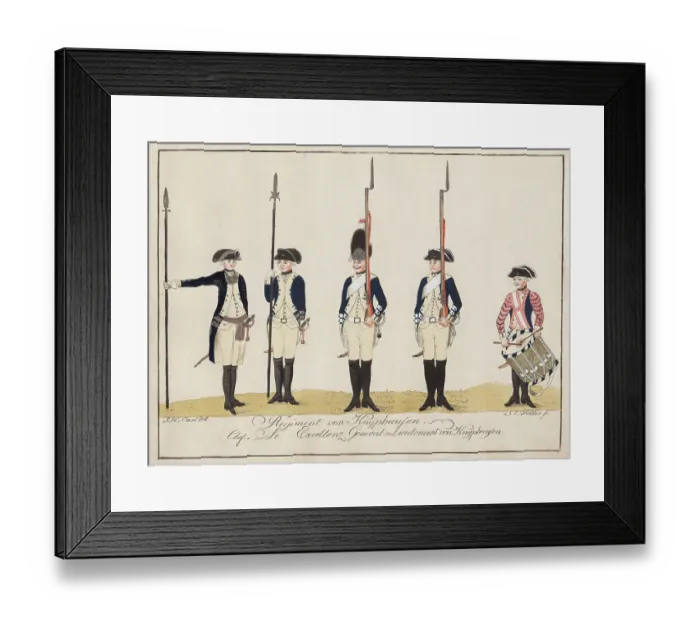 Framed Print : Regiment von Knÿphausen Framed Print : Regiment von Knÿphausen