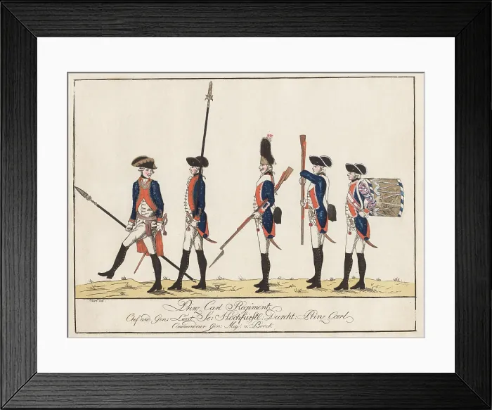 Framed Print : Prinz Carl Regiment Framed Print : Prinz Carl Regiment