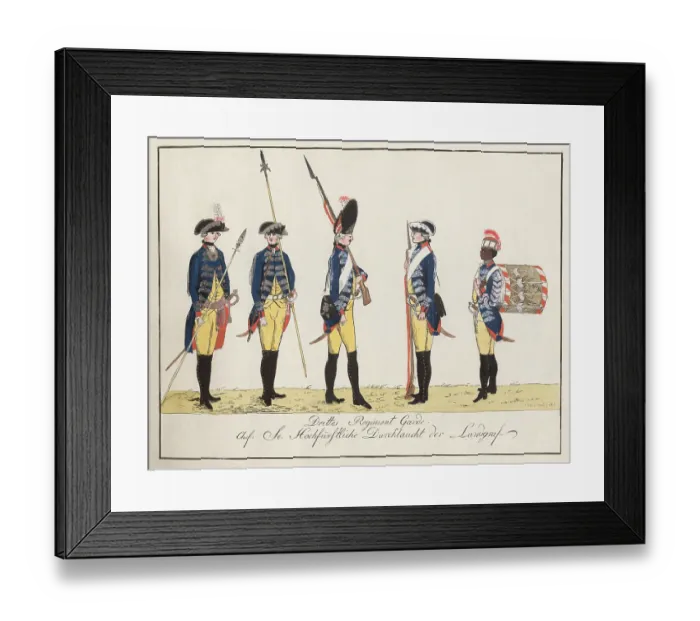 Framed Print : Drittes Regiment Garde Framed Print : Drittes Regiment Garde