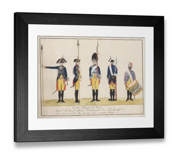 Framed Print : Erstes Regiment Garde Framed Print : Erstes Regiment Garde