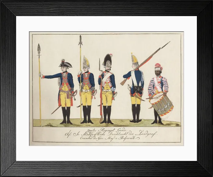Framed Print : Zweites Regiment Garde Framed Print : Zweites Regiment Garde