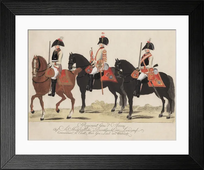 Framed Print : Regiment Gens d'Armes Framed Print : Regiment Gens d'Armes