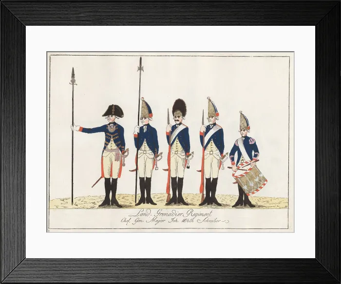 Framed Print : Land Grenadier Regiment Framed Print : Land Grenadier Regiment