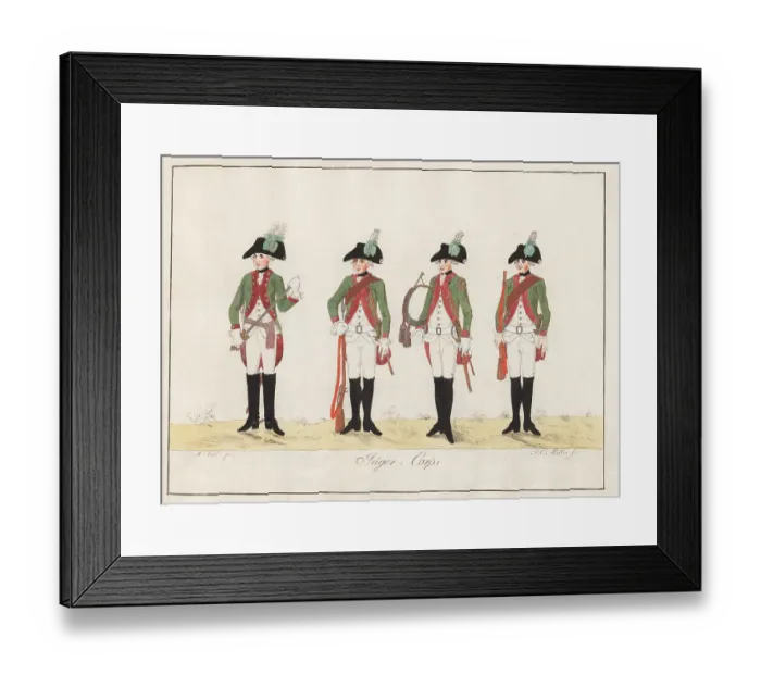 Framed Print : Jäger Corps Framed Print : Jäger Corps
