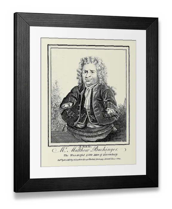 Framed Print : Mr. Matthew Buchinger Framed Print : Mr. Matthew Buchinger