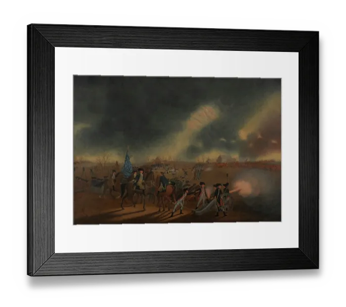 Framed Print : The Battle of Princeton Framed Print : The Battle of Princeton