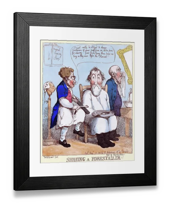 Framed Print : Shaving a Forestaller Framed Print : Shaving a Forestaller