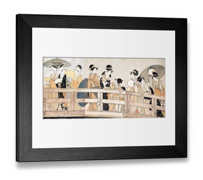 Framed Print : Cool Breezes Over the Bridge Framed Print : Cool Breezes Over the Bridge