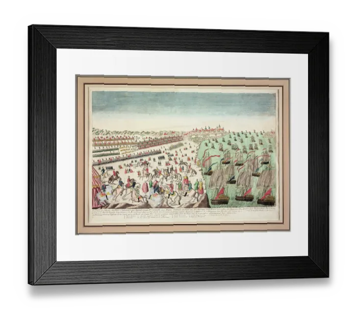Framed Print : British surrender at Yorktown Framed Print : British surrender at Yorktown