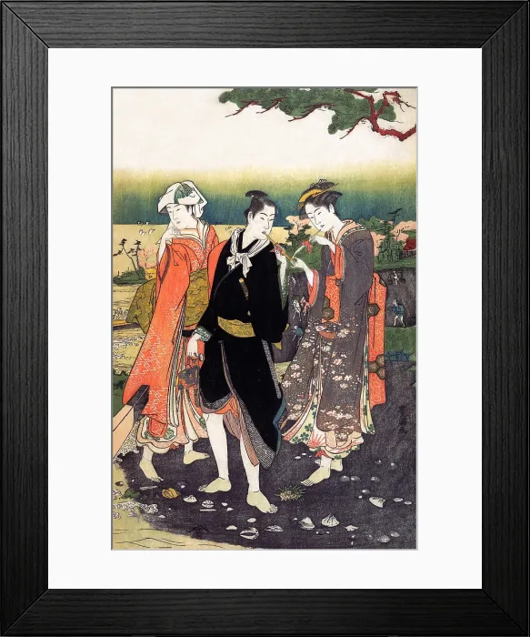 Framed Print : On Sinagawa Beach Framed Print : On Sinagawa Beach