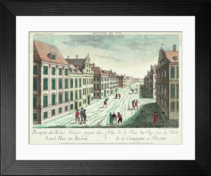 Framed Print : View of King Street Framed Print : View of King Street