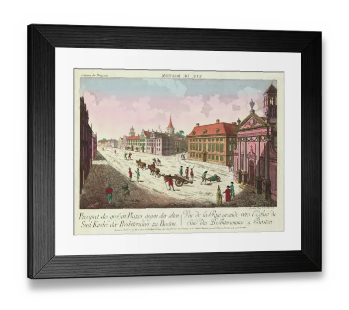 Framed Print : View of the Old South Congregational Church Framed Print : View of the Old South Congregational Church