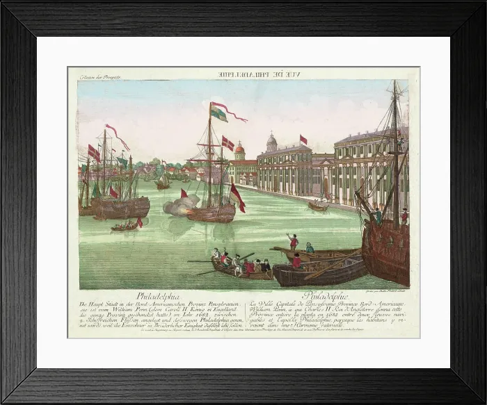 Framed Print : View of Philadelphia Framed Print : View of Philadelphia