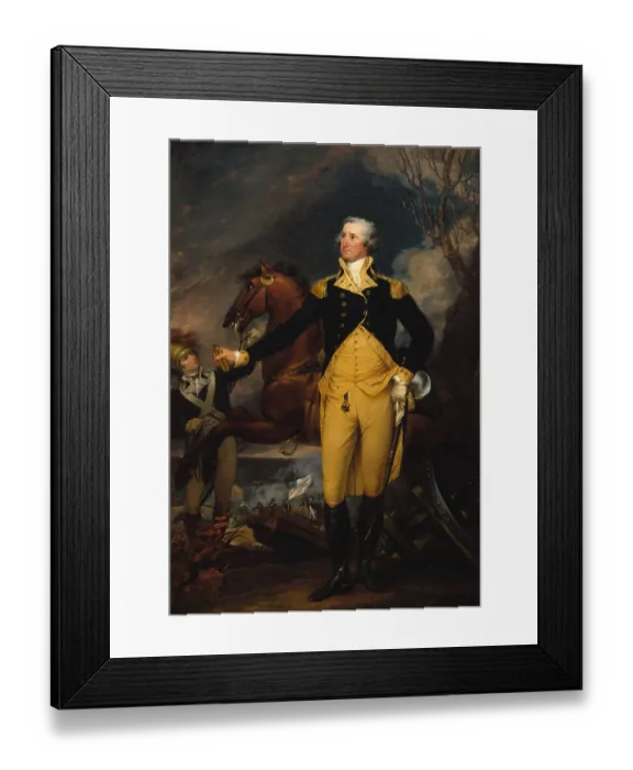 Framed Print : George Washington before the Battle of Trenton Framed Print : George Washington before the Battle of Trenton