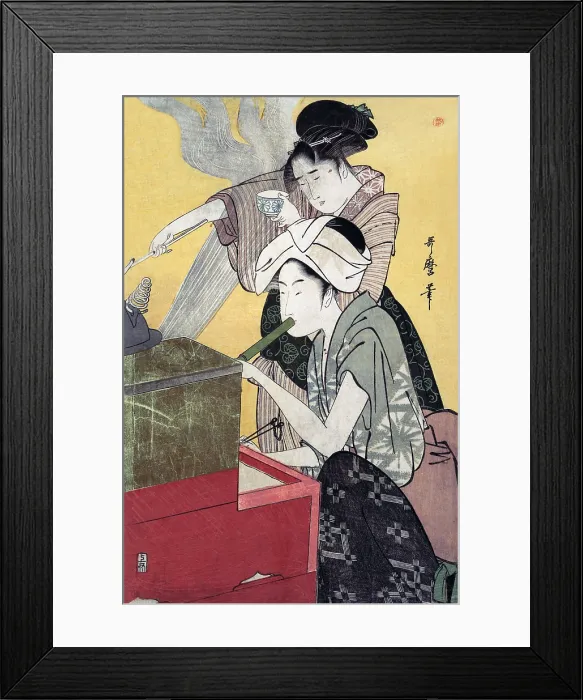 Framed Print : Cooking in the Kitchen Framed Print : Cooking in the Kitchen
