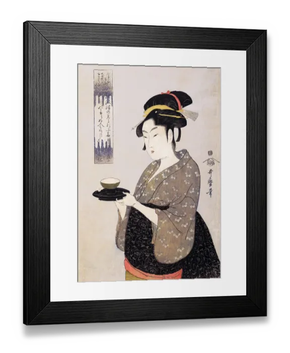 Framed Print : Teahouse waitress Framed Print : Teahouse waitress